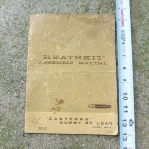 HEATHKIT MONTAGEANLEITUNG FÜR CANTENNA DUMMY HF LOAD - Bild 1 von 4