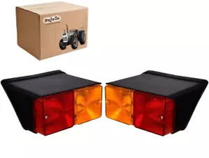 PAIR Rear LED Tail Light Lamp Ford Tractor 2310 2300 2600 3600 3900 4100 4610 - Picture 1 of 9