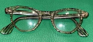 Vintage ?Art Craft Gold Cat Eye Retro Eyeglasses Plastic Frames