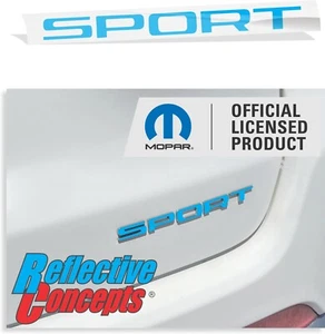 SPORT Emblem Overlay Decal Sticker - 2017-2022 Compass Sport - Picture 1 of 73