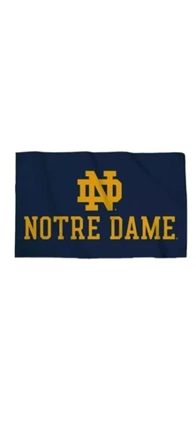 Notre Dame Fighting Irish 3x5 Flag Banner Navy & Gold Cover
