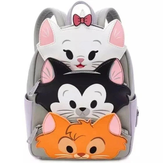 Disney Cats Marie Figaro and Oliver Loungefly Backpack