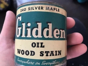 antica macchia legno olio glidato 240 argento acero 1/2 pinta - Foto 1 di 7
