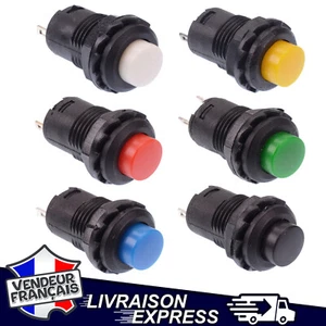INTERRUPTEUR BOUTON POUSSOIR ON/OFF TABLEAU DE BORD VOITURE BATEAU VAN 12V - Bild 1 von 7
