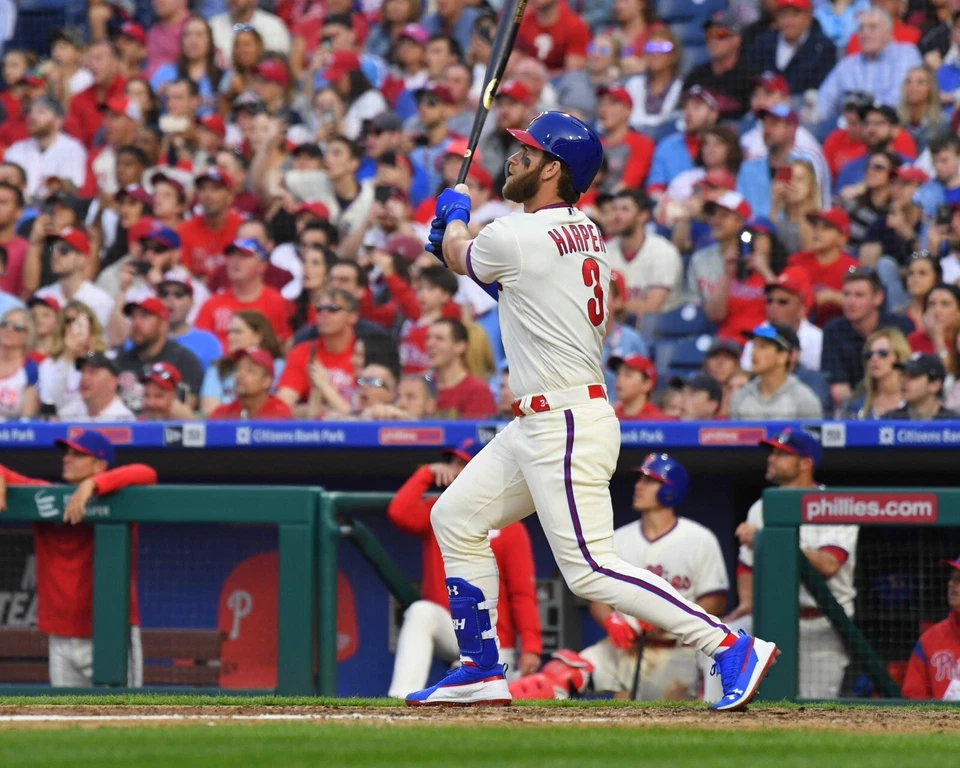8x10 Photo BRYCE HARPER Philadelphia Phillies - Image 1 of 1