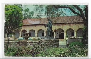 TARJETA POSTAL DE COLECCIÓN - Estatua del Padre Enebro Serra de San Fernando - San Fernando, CA - Imagen 1 de 2