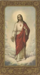Lotto n. 5 Santini S. Cuore di Gesù con dediche anni 30' 40' - Imagen 1 de 9