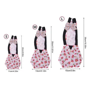 Chicken Diapers Washable Breathable Poultry Cloth with Bow Tie for Duck Chicken - Picture 1 of 21