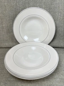 Set of 4 Arcoroc Arc France Reception Large Rimmed Meal Bowls Deep Plates + More - Picture 1 of 11