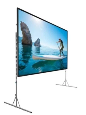 Da-Lite Fast-Fold 7'6" x 10' Repuesto Superficie de Proyección Trasera Snap On Da-mat Foto 1 de 4