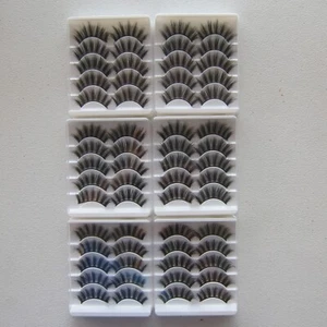 Bundle 30Pairs 3D Fake Eyelashes Long Thick Natural False Eye Lashes Makeup - Picture 1 of 16