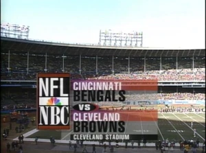 Cleveland Browns vs Cincinnati Bengals 1995 DVD Browns último juego - Imagen 1 de 3