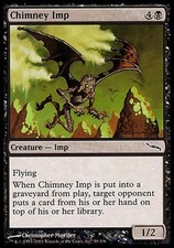 1x FOIL Chimney Imp Mirrodin MtG Magic Black Common 1 x1 Card Cards