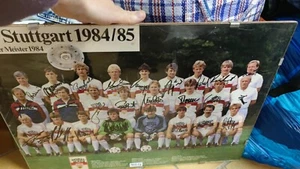 VFB Stuttgart Poster mit Unterschriften - Bild 1 von 4