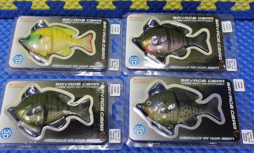 Isca flutuante Savage Gear 3D Bluegill 5" 1-4/5 oz BF-125- ESCOLHA SUA COR! - Imagem 1 de 1