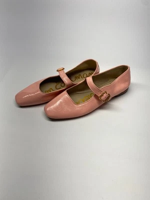 Sam Edelman Mujer Michaela Mary Jane Rosa Roseta Cuero Plano Talla 10.5 Foto 1 de 4