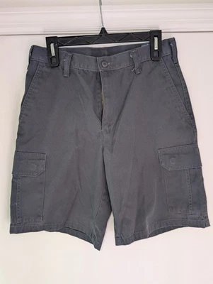Cintas Work Shorts Comfort Flex Charcoal Gray Cargo 31x29 #370-33 - Image 1 of 3