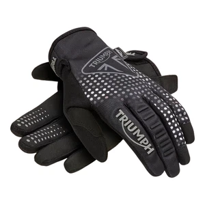 Guanti Moto da Uomo Triumph Roller MX Black MGVS25507 - Picture 1 of 7