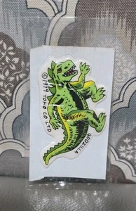 Vintage 1979 Toho Godzilla 3 Dimensional Puffy Sticker aus Display - Bild 1 von 3