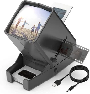 35mm Slide and Film Viewer, 3X Magnification, Battery Operation LED Lighted - Picture 1 of 4