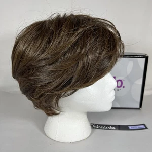 Parrucca taglio piuma acconciatura di HAIRUWEAR castagno/marrone chiaro R10 nuova con scatola - Foto 1 di 11