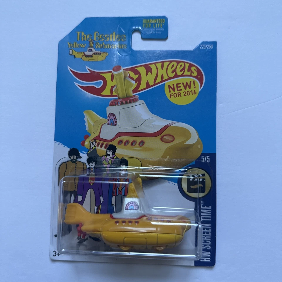 Hot Wheels The Beatles Yellow Submarine Diecast Foto 1 de 1