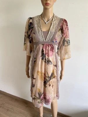 Robe à manches courtes Jacqueline Riu taille 36 jamais portée  - Photo 1/4