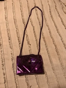 Kurt Geiger London Kensington Crossbody Bag Purple - Picture 1 of 5