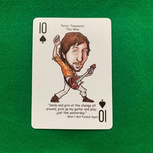 Pete Townsend - The Who - Rock Icon Einzelspielkarte - Bild 1 von 2