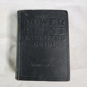 Audels Power Plant Engineers Guide by Frank D. Graham 1945 Leatherback Antique - Bild 1 von 9