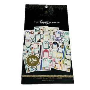 The Happy Planner Disney Princess Sticker Sheet Pad 384 Pieces New - Picture 1 of 5
