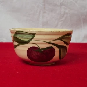 Cuencos de mezcla acanalados Watt para horno manzana tamaño 4 vintage - Imagen 1 de 7