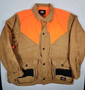 Chaqueta Dickies de Lona Upland Naranja Brillante Bolsa de Juego Faisán Caza Para Hombres XL - Imagen 1 de 16