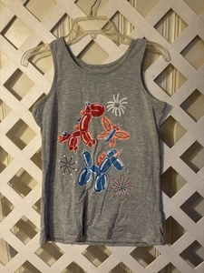 Cat & Jack Girls Tank Top Gray Sleepwear Size XL (14-16) - Picture 1 of 3