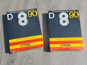 2-TDK 8 Track Tape AD890 - 8TR-90AD 1977 8 Track Tape NOS - Picture 1 of 3