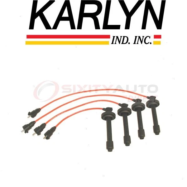 Karlyn Spark Plug Wire Set for 1998-2000 Toyota Corolla - Ignition Plugs fs Foto 1 de 4