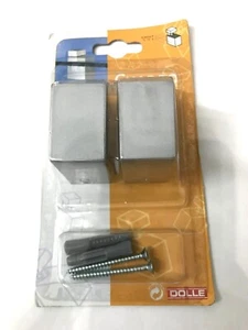 Estantes Dolle Cuadro Clip de Metal Ajustable 6 - 20 mm, Plata, 2 piezas N63 - Imagen 1 de 3
