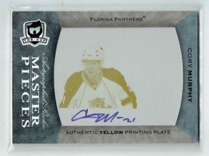 07-08 UD Upper Deck The Cup  Cory Murphy  1/1  Printing Plate  Rookie  Auto