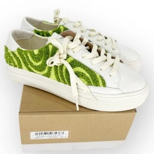 Soludos Neu im Karton Psychedelic Spiral Ibiza Plateau Sneaker - Gr. 7,5 - Waldgrün - Bild 1 von 11