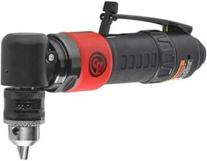 3/8" REVERSIBLE AIR ANGLE DRILL #CP-879C (CHICAGO PNEUMATIC) - Picture 1 of 4