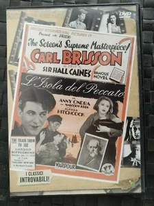 L'Isola del Peccato DVD Alfred Hitchcock 1929 Carl Brisson Enjoy Movies RARO - Imagen 1 de 1