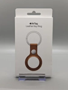 Llavero de cuero Apple AirTag MX4M2ZM/A - marrón montura - nuevo - Imagen 1 de 2