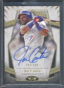 2022 Topps Tier One JOE CARTER #PPA-JC Prime Performers Auto /299 Blue Jays - Picture 1 of 2