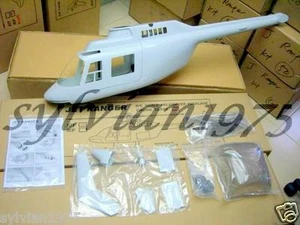 Funkey Jet Ranger Fuselage ( .46-.50 ) 600 size scale fuselage UNPAINTED KIT - Picture 1 of 4