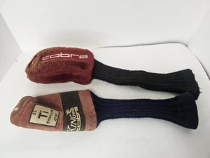 lot of 2 cobra golf club head covers in poor shape - Picture 1 of 2