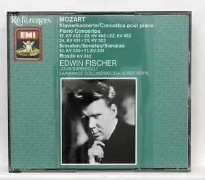 EDWIN FISCHER, KRIPS ⸺ MOZART piano concertos 17, 20, 22, 24, 25 ⸺ EMI 3xCDs NM - Imagen 1 de 2