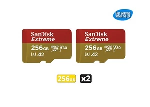 Sandisk 256GB Extreme MicroSD Speicherkarte Steam Deck Nintendo Switch (2er Pack) - Bild 1 von 2