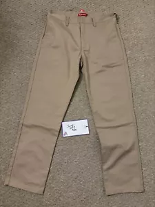 Pantalón de Trabajo FW13 Supreme Caqui Chinos Marrón Tostado Raro Nuevo Con Etiquetas - Imagen 1 de 5