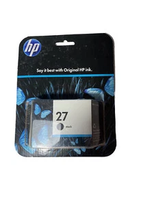 Hp Ink Cartridge 27 Sealed Package C8727AN Black Expired December 2012 - Picture 1 of 3