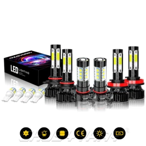 For Subaru XV Crosstrek 2013-2014 Combo LED Headlight +Fog Light Bulb Kit - Picture 1 of 19